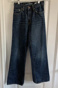 Gap Kids 1969 Jeans - 12 Reg - Boot Cut Blue Adjustable Waist - Picture 1 of 11