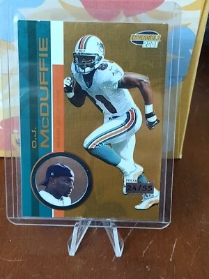 2001 Invincible O.J. McDuffie Premier Date /55 - Image 1 of 3
