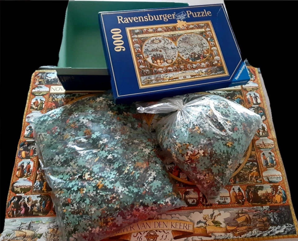 Ravensburger Puzzle 1611 World Map 9000 Pcs Jigsaw 178025 Pieter Van Der KEERE