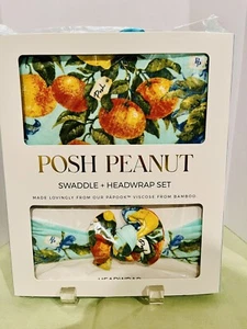 Posh Peanut LUCIA Swaddle Set,  Infant swaddle and Headwrap NEW - Picture 1 of 3