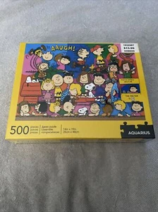 Peanuts Characters Jigsaw Puzzle 500 Piece 14” x 19" Aquarius New!!!! - Picture 1 of 3
