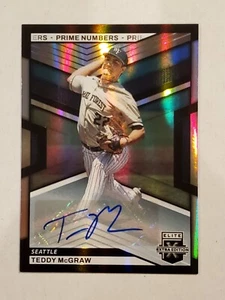 TEDDY MCGRAW 2023 Elite Edición Extra NÚMEROS PRIMOS A AUTO #'d 64/200 Mariners - Imagen 1 de 1