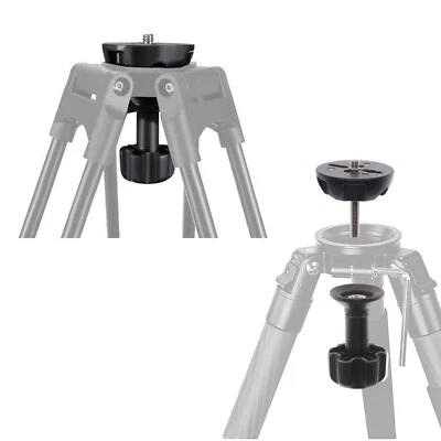 3/8'' mount 75mm Ball Flat to Bowl Adapter Converter fr Camera Tripod Fluid Head - Image 1 of 4