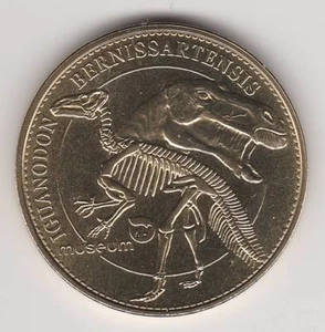 A 2009 TOKEN MEDAILLE SOUVENIR A-B -- BELGIQUE N°3 MUSEUM IGUANODON PREHISTOIRE - Imagen 1 de 2