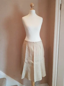 Austin Reed Classic Linen Skirt A-Line Style Size 10 New With Tags Rrp £60 - Picture 1 of 6