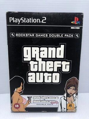 Grand Theft Auto Double Pack PS2 PlayStation 2, 2003 | Complete w/Manual Map PAL - Image 1 of 4