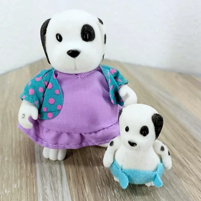 Figuras de perro Lil Woodzeez Wolfwinkle mamá e hijo Foto 1 de 4