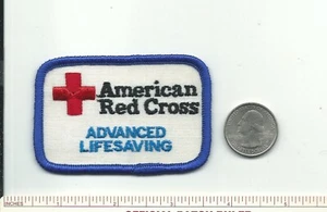DB AMERICAN ROTER KREUZBOGEN FORTGESCHRITTENER LEBENSRETTENDER AUFNÄHER A.R.C. WASSERABZEICHEN BOGEN - Bild 1 von 1