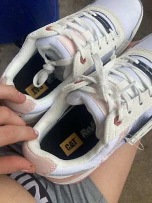 Zapatos de trabajo para mujer CAT con puntera de acero Foto 1 de 4