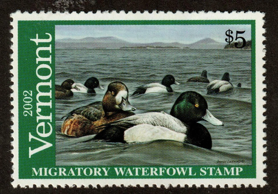 Vermont VT17 2002 Greater Scaup MNH shipping in the USA! - Image 1 of 1