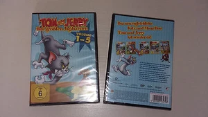 DVD Tom und Jerry Ihre größten Jagdszenen Vol. 1-5 481 Minuten Neu Folie 71 üb - Picture 1 of 1