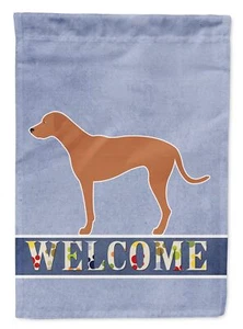 Caroline's Treasures BB8277GF Rhodesian Ridgeback Welcome Garden Flag, Blue M... - Picture 1 of 6