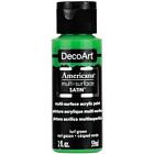 DecoArt Americana Multi-Surface Satin Acrylic Paint Durable Finish 2oz 59ml size