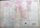 ORIGINAL 1925 BRIDESBURG, PHILADELPHIA, PA, DELAWARE RIVER, PLAT ATLAS MAP 