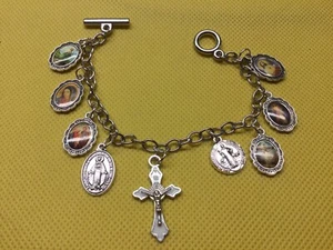 Katholisches Bettelarmband (weiß) - Bild 1 von 1