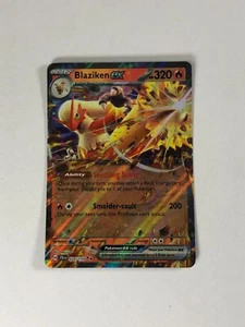 Juego de cartas coleccionables Pokémon Journey Together Blaziken EX 024/159 casi como nuevo - Imagen 1 de 3