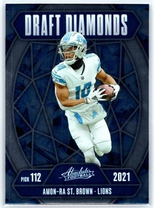 2025 Panini Absolute #DD-ASB Amon-Ra St. Brown Lions - Picture 1 of 2