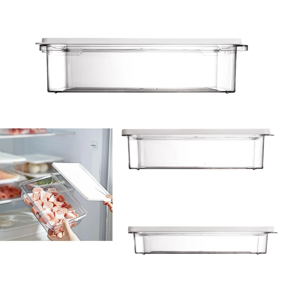 Fridge Storage Container Kitchen Frozen Storage Container Portable Stackable - Image 1 of 1