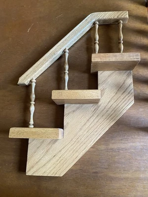 "Estante de escalera vintage punto más alto 14 1/2"" por 10"" más ancho" Foto 1 de 4