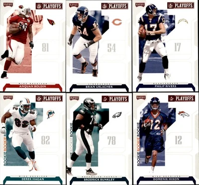 2006 Donruss NFL Playoffs Red Football Complete Your Set #1-150 You Pick! - Image 1 of 4