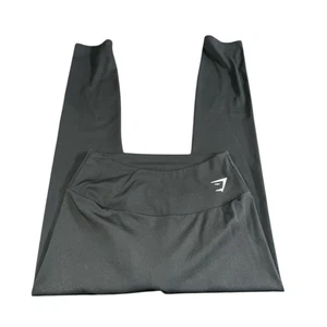 UEC GYMSHARK JET BLACK VENE SAMTWEICHE LEGGINGS GR. S - Bild 1 von 9