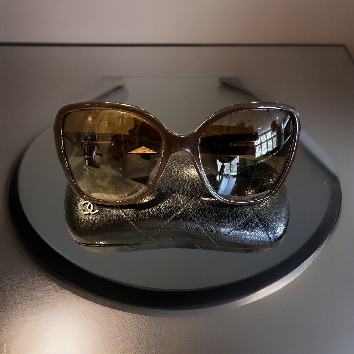CHANEL Brown Square Sunglasses for Women | eBay CHANEL Brown Square Sunglasses for Women | eBay
