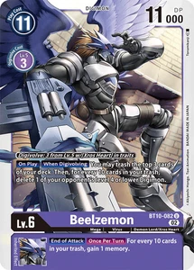 Beelzemon BT10-082 U Xros Encounter Digimon TCG - Picture 1 of 2