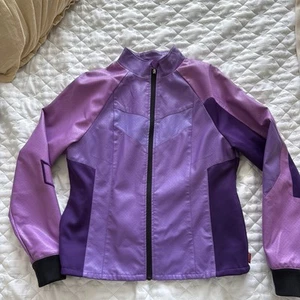 Marvel Disney Authentic Hawkeye Kate Bishop Zip Jacket for Women L Purple - Picture 1 of 6