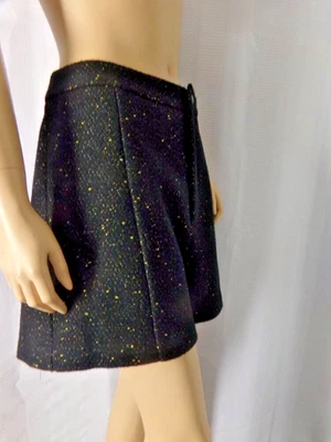 1. Pantalones Cortos STATE Talla 12 Negro Dorado Escamas Invierno Muse Nuevos con Etiquetas Foto 1 de 4