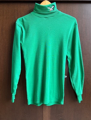Vintage Philadelphia Eagles Majestic Kelly Green Turtleneck - Sm/Med - Image 1 of 4