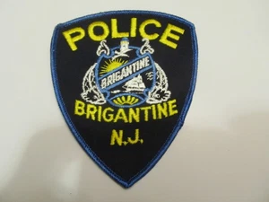 New Jersey Brigantine Police Patch altes Käsetuch - Bild 1 von 1