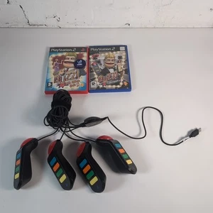 Buzz Bundle 2x Juegos Aleatorios y Controladores Buzz Playstation PS2 Videojuego PAL - Imagen 1 de 6