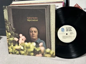 EX/VG+ GABOR SZABO – HIGH CONTRAST 1971 LP Soul Jazz Blue Thumb Records BTS-28 - Picture 1 of 2