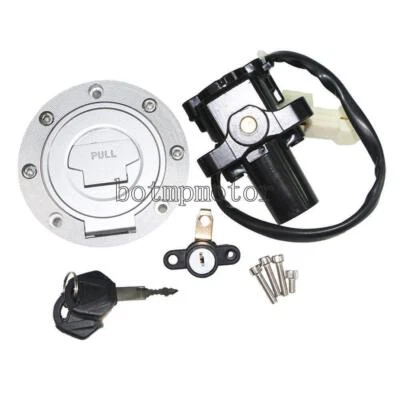 Переключатель зажигания крышка крышки топливного газа комплект для Yamaha FZ6R 2009-2014 FZ6 2004-2009 - Изображение 1 из 4