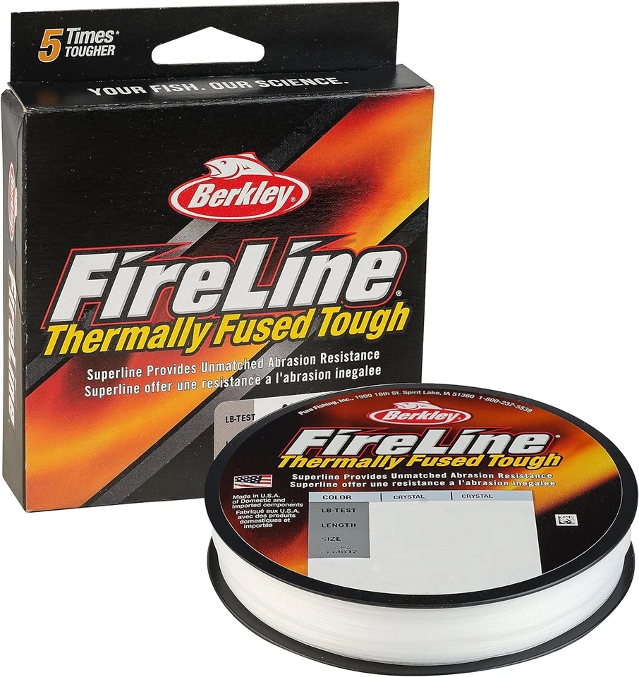 Berkley FireLine Crystal 6 фунтов 125 ярдов термоплавкий предохранитель - Изображение 1 из 1
