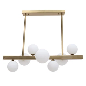 New Modern 7-Glass Bubble Pendant Lamp Chandelier Hanging Ceiling Light Fixture - Picture 1 of 12