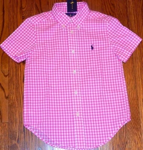 POLO RALPH LAUREN AUTHENTIC TODDLERS BOYS BRAND NEW ORIGINAL SHIRT Size 7, NWT - Picture 1 of 2