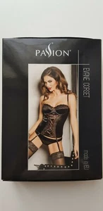 Korsett schwarz und passende Höschen Evane Passion Größe S/M (36-38) - Bild 1 von 3