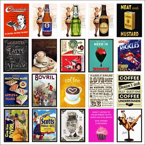 Various Retro Tin Metal Novelty Replica Signs Home Bar Kitchen Man Cave Shed M81 - Picture 1 of 21