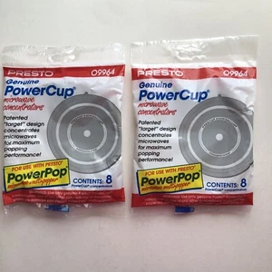 Presto Genuino Power Cup Microondas Palomitas Popper Concentradores 09964 Nuevo Paquete de 2 - Imagen 1 de 4