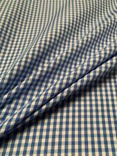 1/8" Gingham Fabric Poly Cotton Blend - By The Yard (Various Colors)