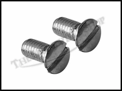 Tornillos de cubierta de puntos cromados BSA A50 A65 Lightning Thunderbolt PN# 21-5375 S5375 Foto 1 de 2