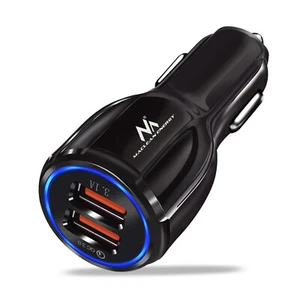 Ładowarka samochodowa USB uniwersalna Maclean QC 3.0 6.1A MCE478 B - Zdjęcie 1 z 7