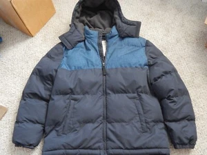 ST. JOHN'S BAY MENSWEAR WATER RESISTANT BLUE WINTER COAT PARKA JACKET SIZE XL - Picture 1 of 11