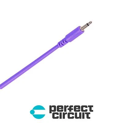 LMNTL 24" 3.5mm Eurorack Modular Synth Patch CABLE - VIOLET - PERFECT CIRCUIT