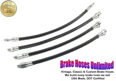 КОМПЛЕКТ ТОРМОЗНЫХ ШЛАНГОВ Mercury Monterey универсал 1955, с ручными тормозами - Изображение 1 из 2