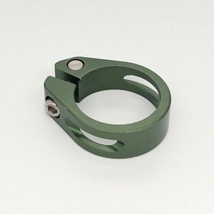 Bicycle Green Seatpost Collar Clamp 1 3/8"  35mm