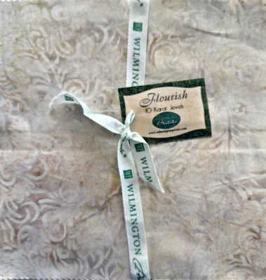 BATIKS "FLORECIENTE" 10" CAPA PASTEL 42 PIEZAS POR WILMINGTON BATIKS NUEVO Foto 1 de 4