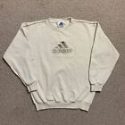 Adidas Jumper Sweatshirt Vintage Spell Out Pullover Retro 90s XS