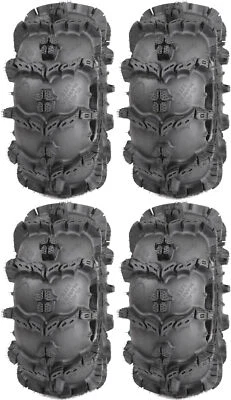 Four 4 Interco Black Mamba Lite ATV Tires Set 2 Front 27x9-12 & 2 Rear 27x9-12 - Image 1 of 2